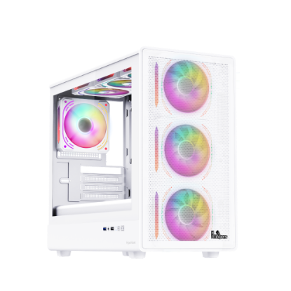 Picture of QuikFINGERS HyperHawk Gaming Cabinet (White)